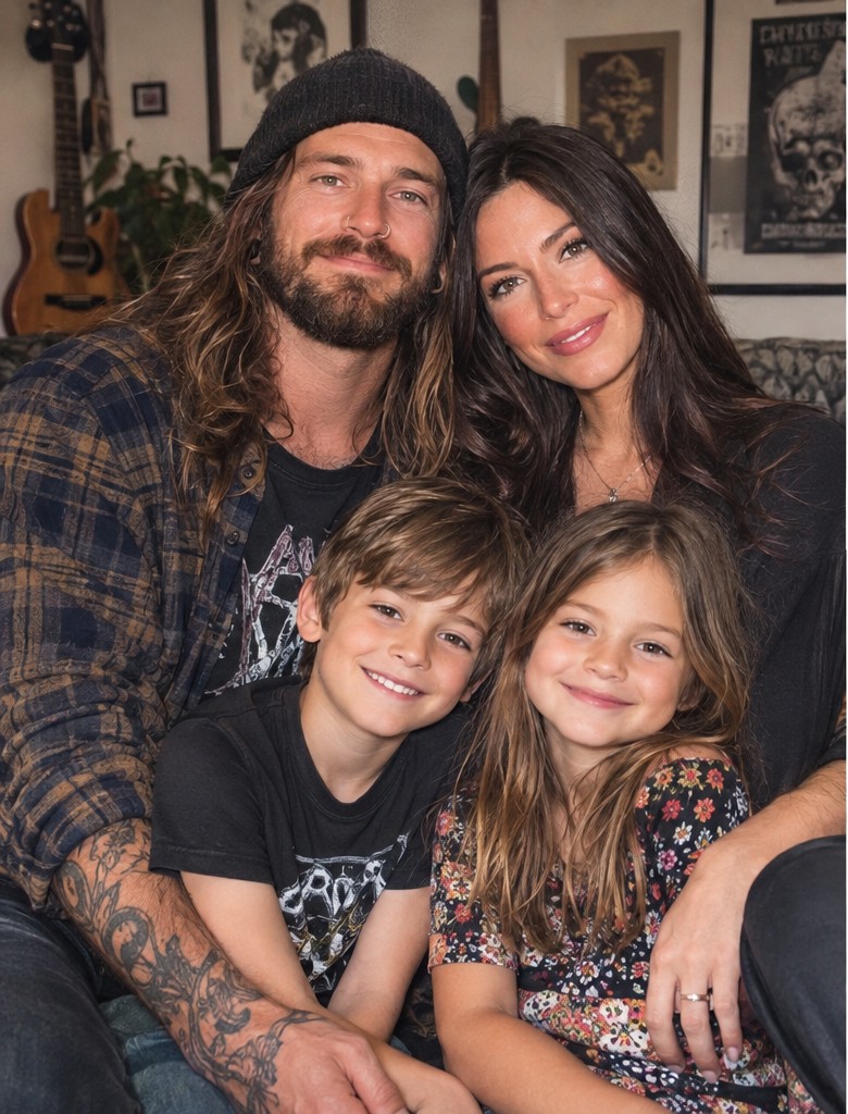 Brett Hart and family