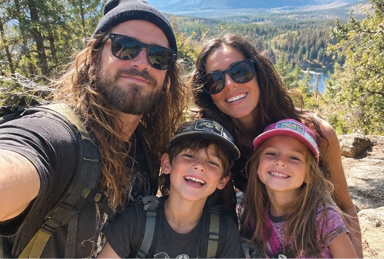 Brett Hart and family